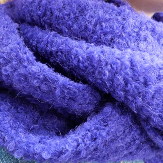 Anna - Purple alpaca snood